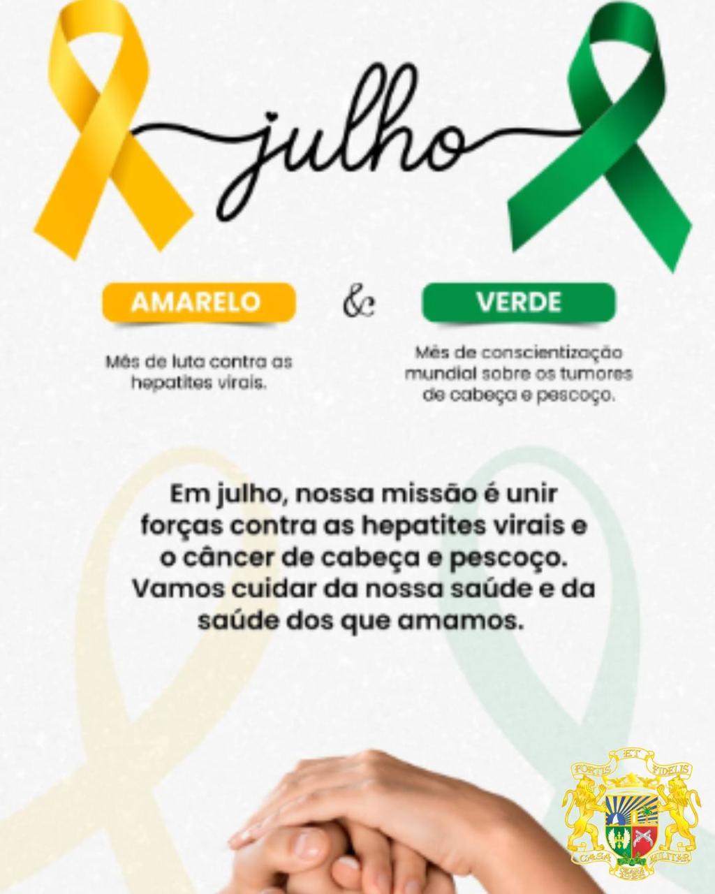Campanha Julho Amarelo e Verde