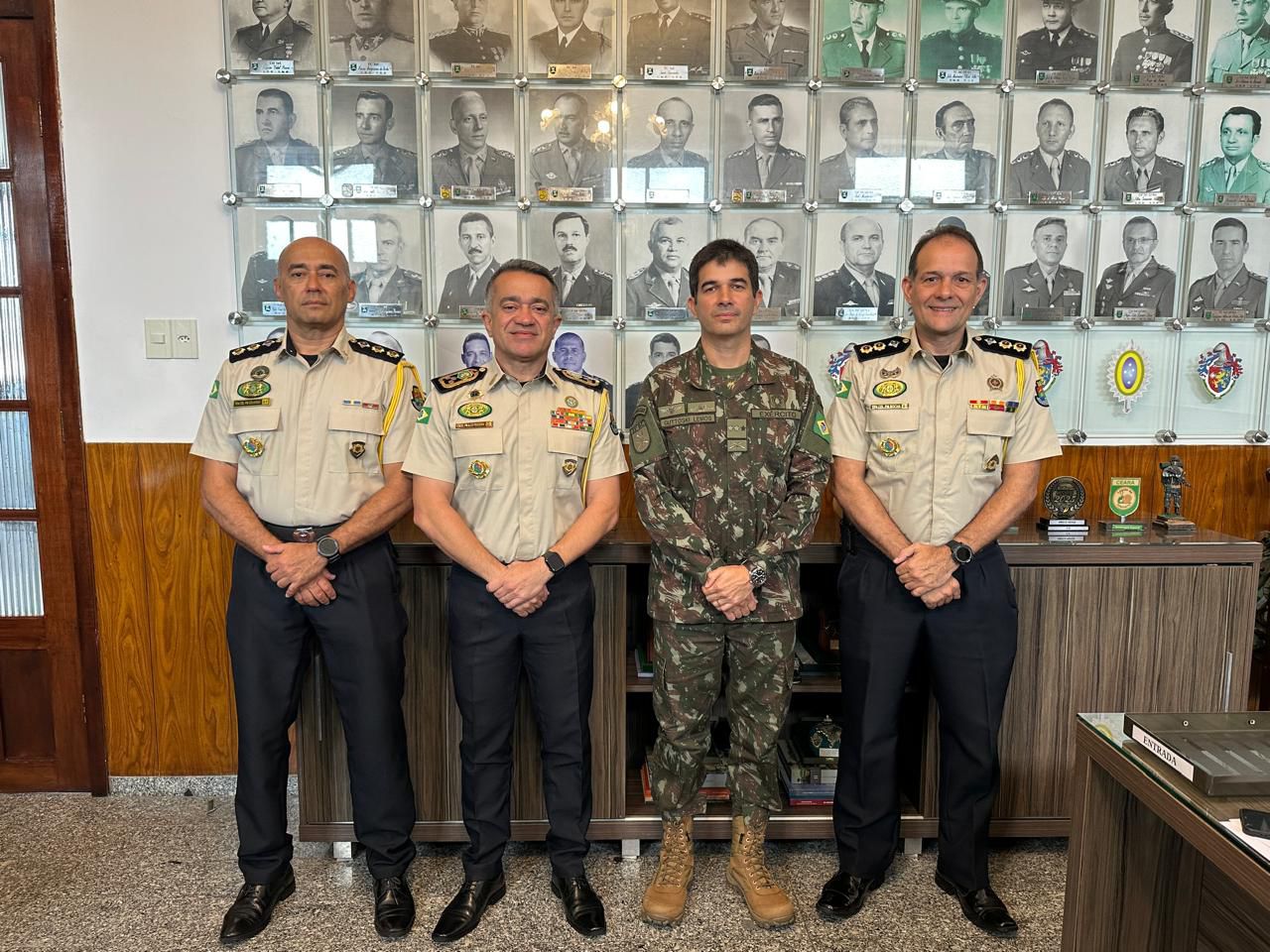 Visita institucional fortalece integração entre Casa Militar e o 23º Batalhão de Caçadores